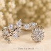 Silver Floral Vine Open Ring (Adjustable)