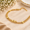 Golden Butterfly Multi-Strand Bracelet