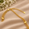 Golden Butterfly Multi-Strand Bracelet