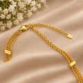 Golden Butterfly Multi-Strand Bracelet