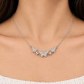 Elegant Butterfly Crystal Necklace