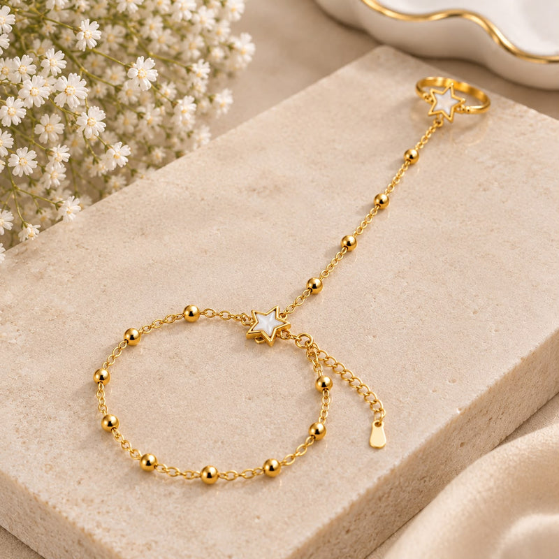 Elegant Star Hand Ring Chain