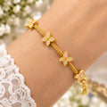 Golden Butterfly Elegance Bracelet